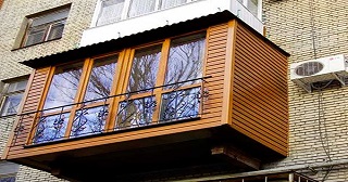 Внешняя отделка балкона Дмитров цена от 1019 руб. м/2.
